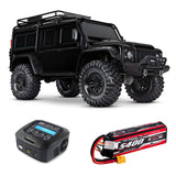 Traxxas TRX-4 Land Rover Defender - Black Edition (3S Combo Paket)