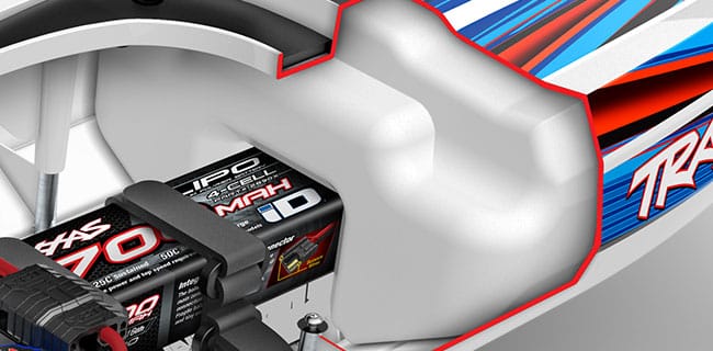 Traxxas Disruptor VXL-4S - dahili yüzdürme köpüğü