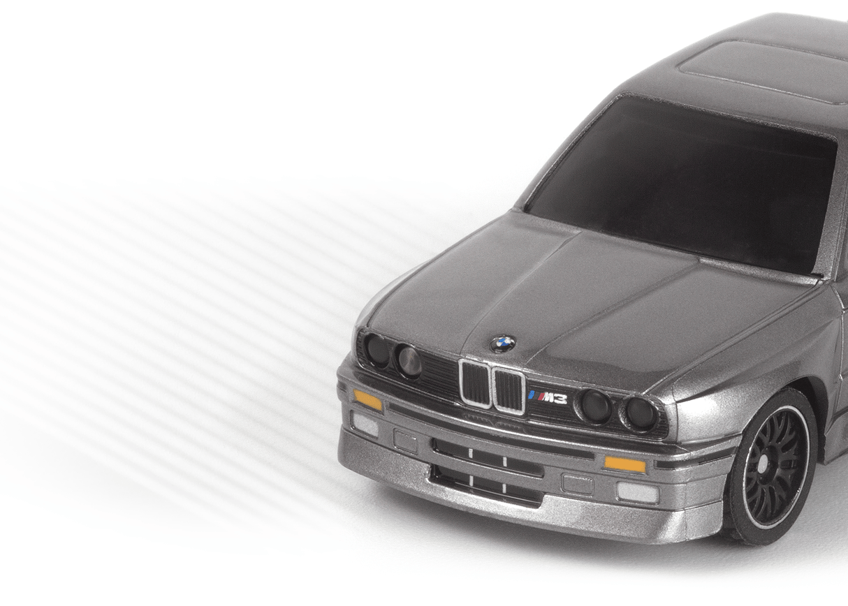 HPI nano-TTR BMW M3 Ravaglia Nogaro Gümüş 1/64 RC araba - ön