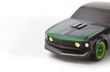 HPI nano-TTR 1969 Ford Mustang RTR-X Vaughn Gittin Jr. Livery 1/64 RC araba - ön