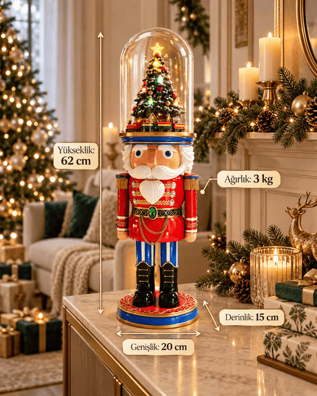 New Year Stories Nutcracker Train Hat 62 CM