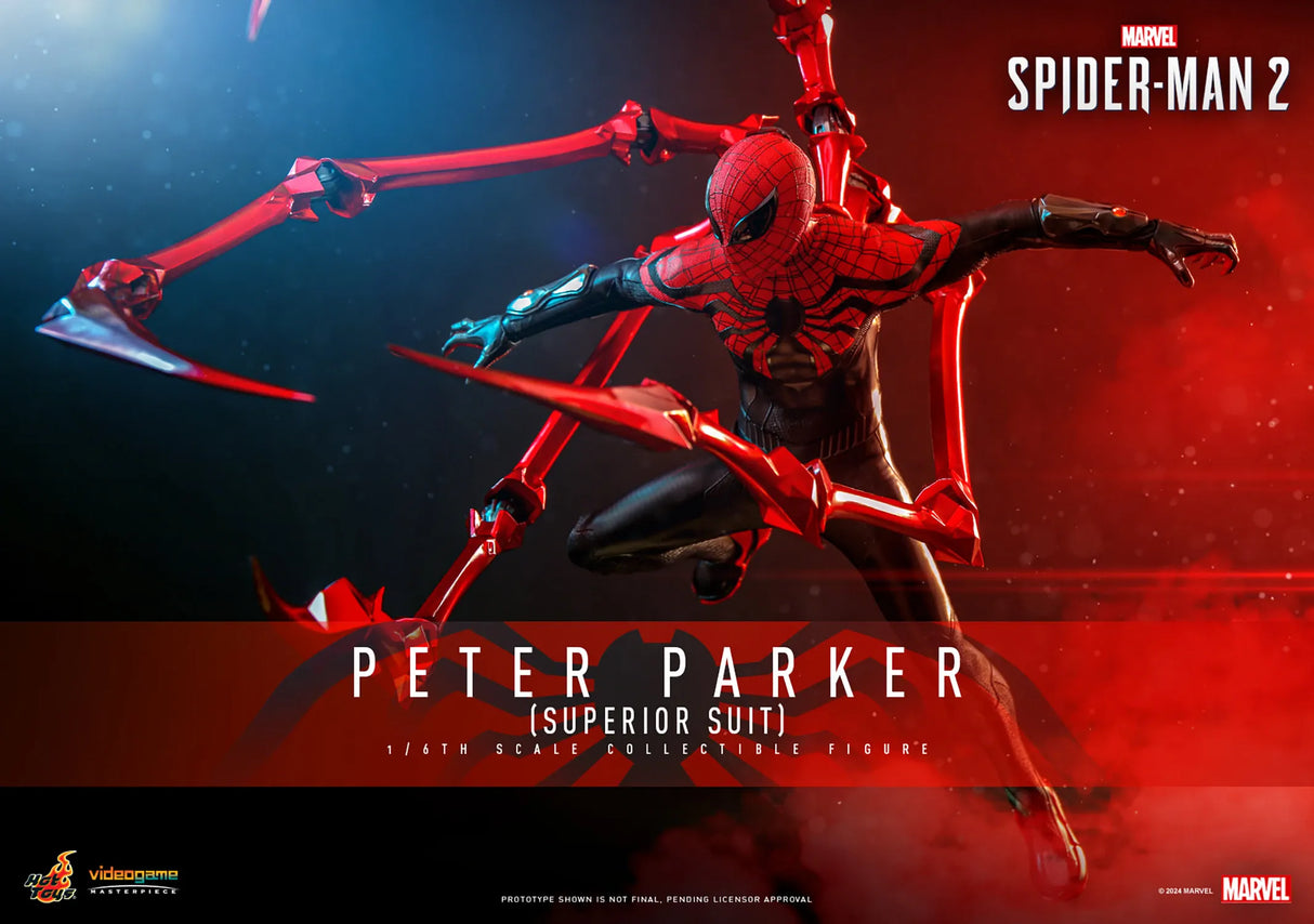 Hot Toys 1/6 Spiderman Peter Parker (Superior Suit)