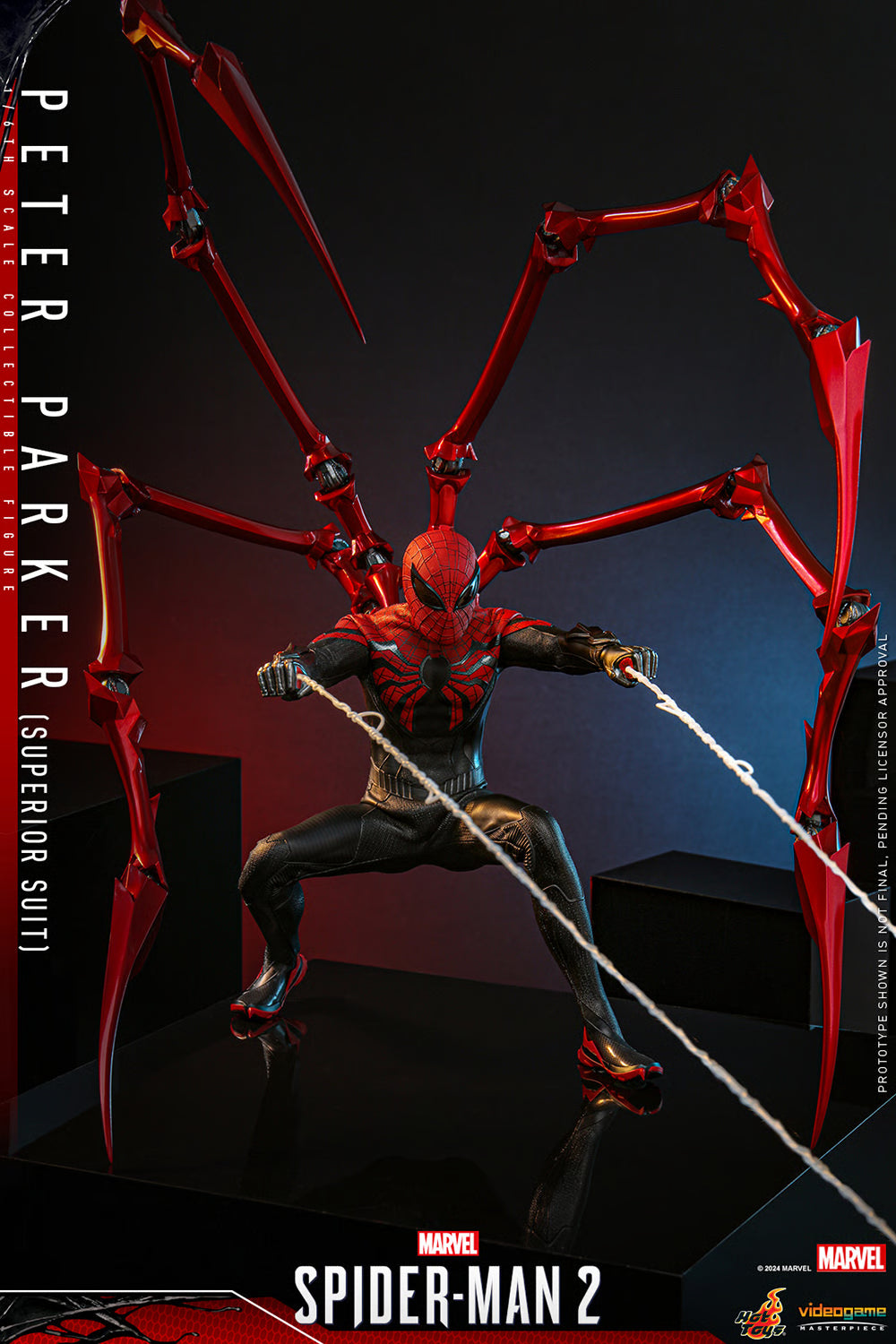 Hot Toys 1/6 Spiderman Peter Parker (Superior Suit)