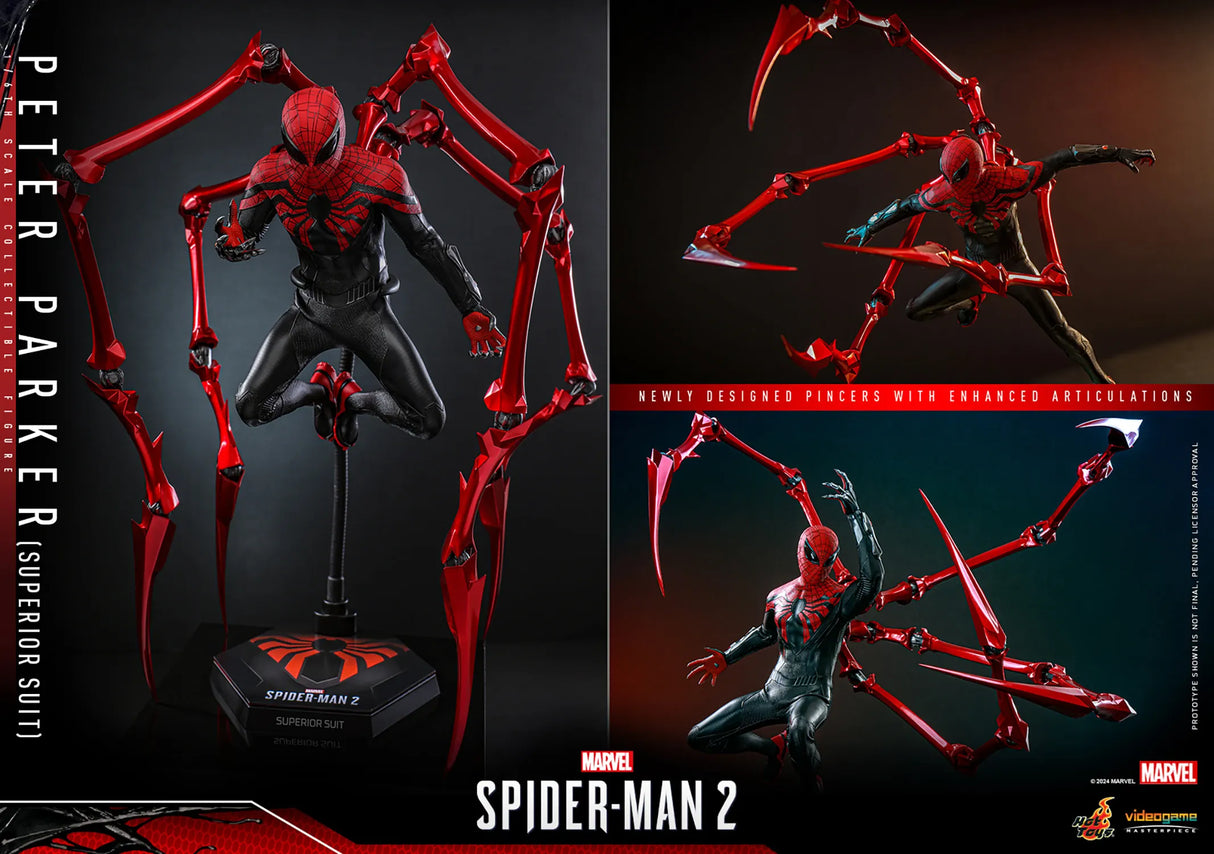 Hot Toys 1/6 Spiderman Peter Parker (Superior Suit)