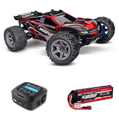 Traxxas Rustler 4x4 Brushless (2S Combo Paket)