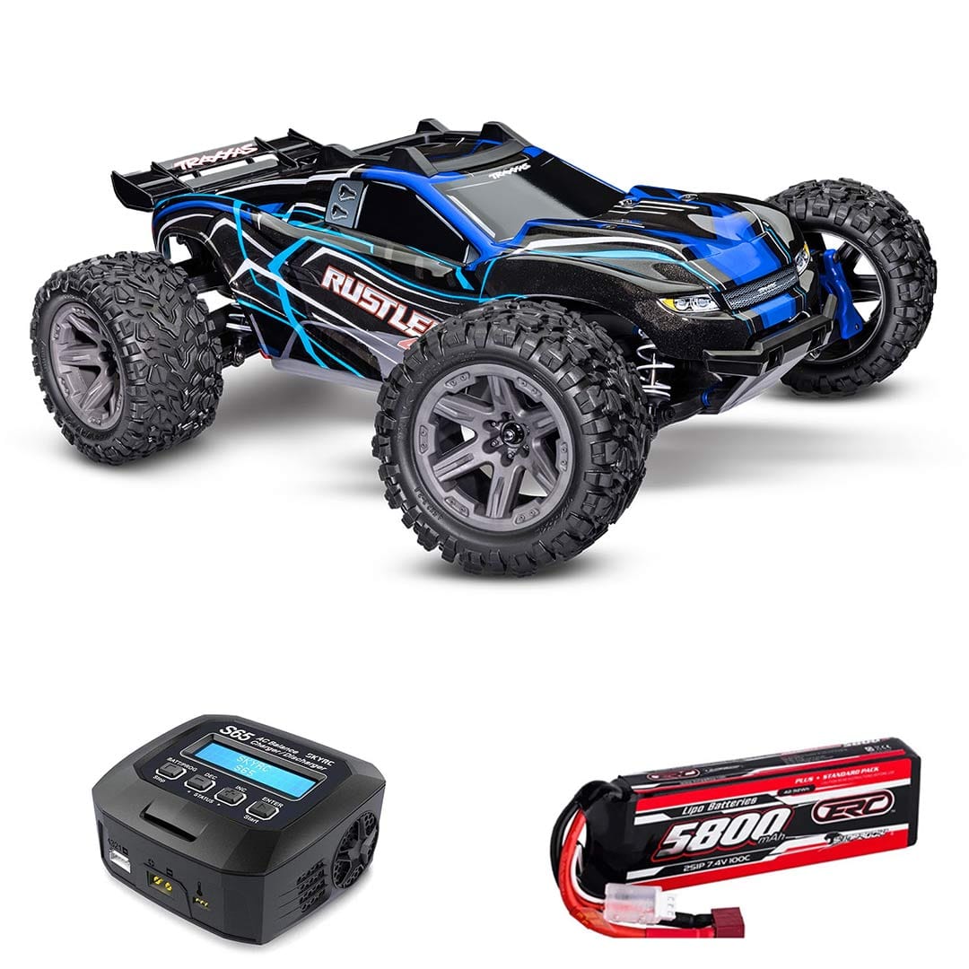 Traxxas Rustler 4x4 Brushless (2S Combo Paket)