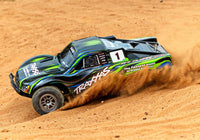 [Action] Traxxas Slash 4x4 Combo - toprak pistte kayan yeşil short course