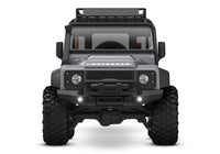 [Dış] Traxxas TRX-4M Defender - önden görünüm, gri gövde stüdyo çekimi