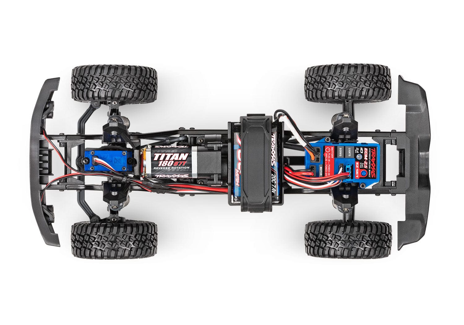 [Motor] Traxxas TRX-4M Defender - şasi alttan, Titan 180 motor ve ECM-2.5 ESC