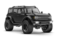 [Dış] Traxxas TRX-4M Bronco - siyah araç ön çaprazdan stüdyo görünümü