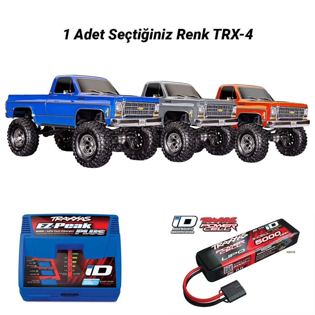[Dış] Traxxas K10 Cheyenne - renk seçenekleri ve şarj-batarya seti görseli