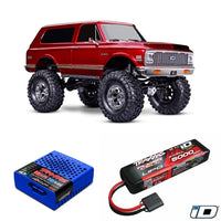 [Dış] Traxxas K5 Blazer Combo - kırmızı set Traxxas iD şarj ve batarya ile