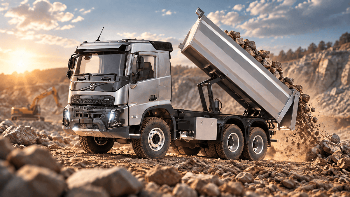 1:14 VOLVO FMX ELEKTRİKLİ DAMPERLİ KAMYON