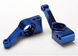 6061-T6 Aluminum Stub Axle Carriers (blue-anodized)