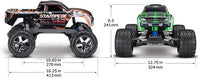 [Boyut] Traxxas Stampede XL-5 - ölçü diyagramı, uzunluk genişlik ve yükseklik mm