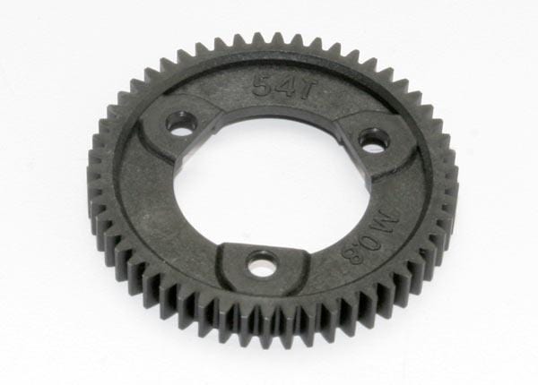 Spur gear, 54-tooth (0.8 metric pitch, compatible with 32-pitch) (for center differnential)