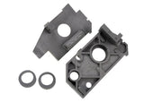 Side plates, rear (L&R) (grey) / belt tension cams (2) (grey)