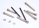 Suspension screw pin set, hardened steel (hex drive)