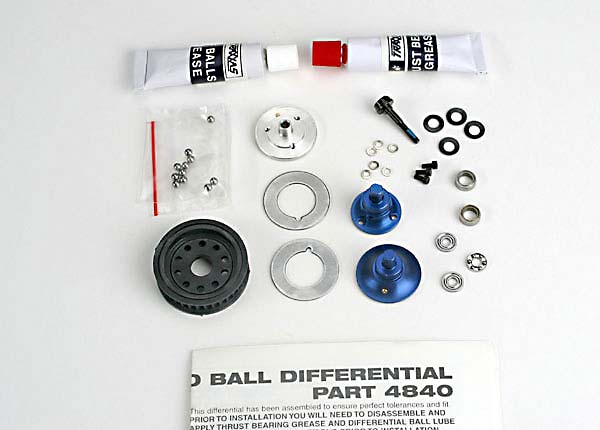Ball differential, Pro-style (with bearings)