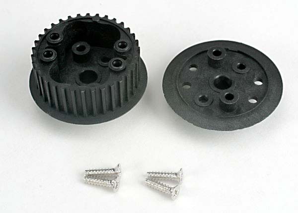 Differential (34-groove)/ flanged side-cover &amp; screws