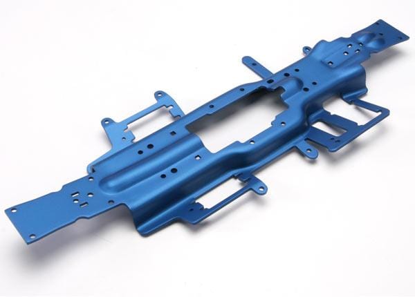 Chassis, Revo 3.3 (extended 30mm) (3mm 6061-T6 aluminum) (anodized blue)
