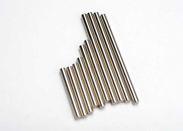 Suspension pin set, complete (hardened steel, front &amp; rear), 3x27mm (4), 3x35mm (2), 3x52mm (4) 