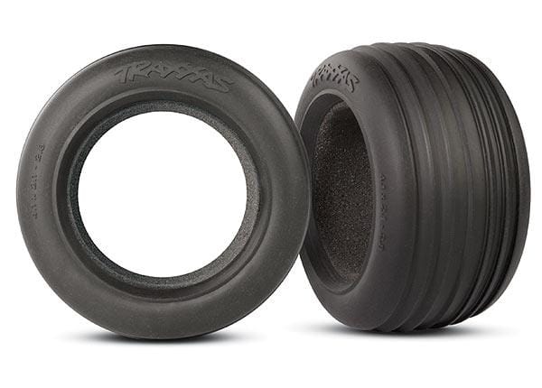 Ribbed 2.8" Tires with foam inserts (2)