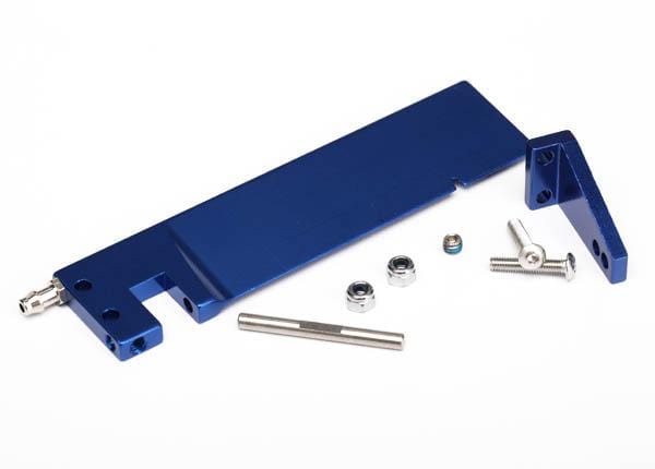Rudder/ rudder arm/ hinge pin/ 3x15mm BCS (stainless) (2)/ NL 3.0 (2)/4x3mm BCS (stainless, with threadlock) (1)