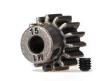 Gear, 15-T pinion (1.0 metric pitch) (fits 5mm shaft)/ set screw