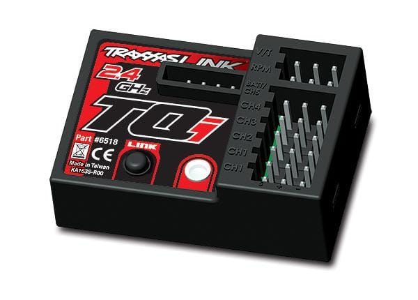 Traxxas Receiver, micro, TQi 2.4GHz with telemetry (5-channel)