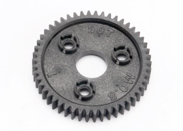 Spur gear, 50-tooth (0.8 metric pitch, compatible with 32-pitch)