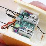 [Motor] HobbyZone Champ RTF - İç elektronik donanım, servolar ve alıcı kartı detayı