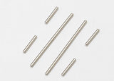 Suspension pin set (front or rear), 2x46mm (2), 2x14mm (4)