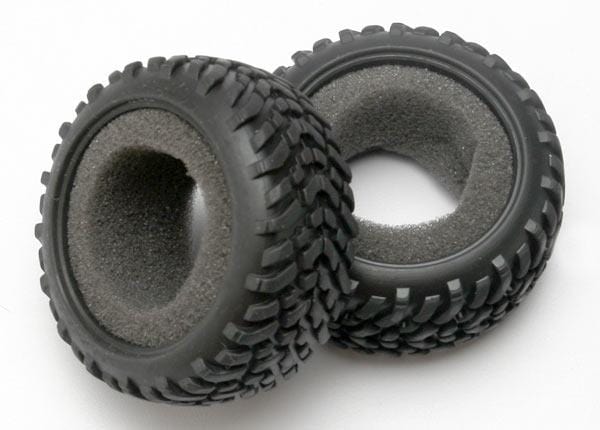 Tires, off-road racing, SCT dual profile (1 each, right & left)/ foam inserts (2)