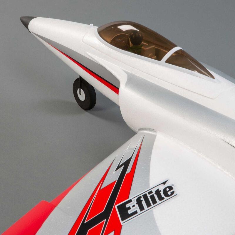 [Detay] E-Flite Habu STS 70mm EDF - Kanat ve kokpit yan detay, E-flite logosu