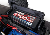 [Motor] Traxxas Wide Maxx - Traxxas 6700 mAh 4S LiPo batarya tepsisi yakın