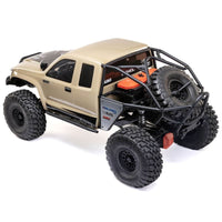 [Dış] Axial SCX6 Trail Honcho - kum rengi araç stüdyo arka çapraz görünüm, yedek lastik