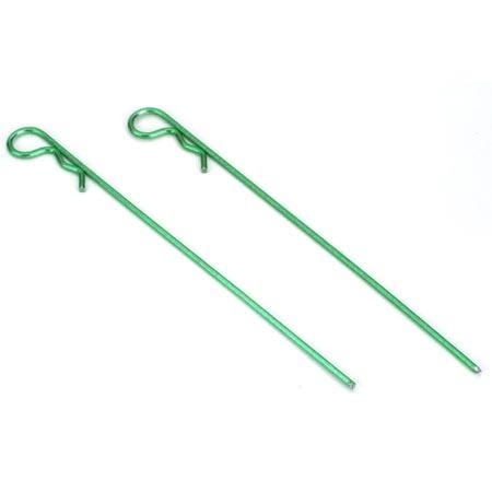 Anodized Body Clip, 80mm, Green (2)