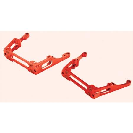 Front/Rear Chassis Brace Set,Alum,Red:LST,LST2,AFT