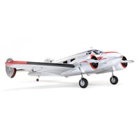 [Dış] E-flite Beechcraft D18 1.5m - Önden üst açı, motor nacelleri ve kokpit