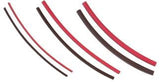 1.6mm Heat Shrink 2 x Red, 2 x Black, 150mm length