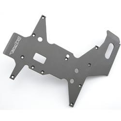 HD Chassis Skid Plate, Hard Anod: LST,LST2,AFT,MGB