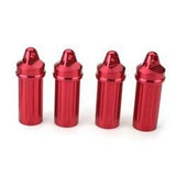 Shock Body &amp; Cap Set, Red (4): LST, LST2, AFT, MGB