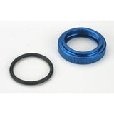 Shock Adjuster Nut, Blue: LST, LST2, AFT, MGB