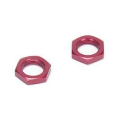 17mm Wheel Hex Nuts, Red (2): 8T 2.0 RTR