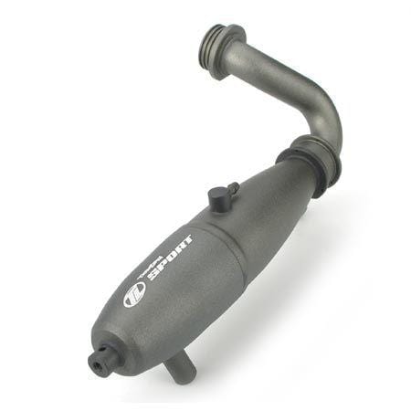 LOSB5058 Tuned Pipe & Header, Hard Anodized: LST/2, AFT, MGB