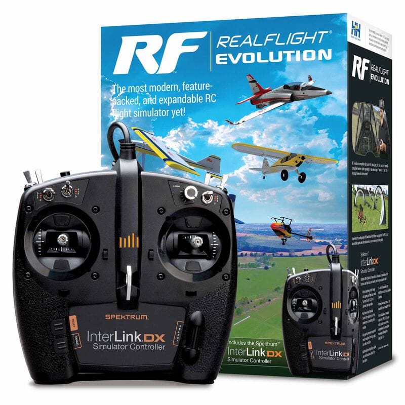 RealFlight 9.5 Flight Simulator RC Airplane, Helicopter, Drone Simulation - Spectrum Control