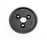 Spur gear, 62-tooth (0.8 metric pitch, compatible with 32-pitch)