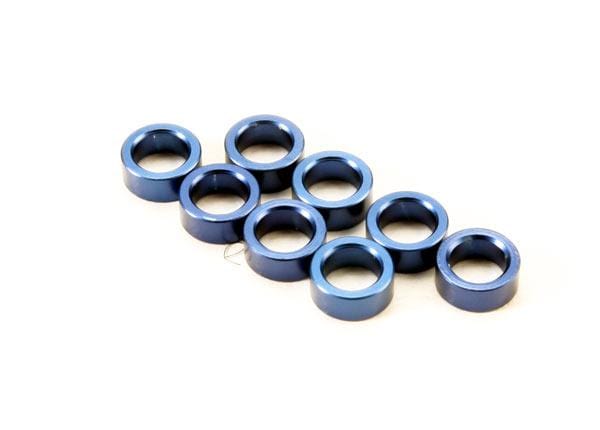 Spacer, pushrod (aluminum, blue) (use with 5318 or 5318X pushrod and 5358 progressive 2 rockers) (8)