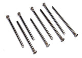 Suspension screw pin set, hardened steel (hex drive)